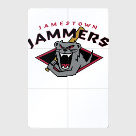 Магнитный плакат 2Х3 с принтом Jamestown Jammers - baseball team в Тюмени, Полимерный материал с магнитным слоем | 6 деталей размером 9*9 см | baseball | bat | eyes | fangs | hype | jamestown | monster | team | usa | бейсбол | бита | глаза | глушитель | клыки | монстр | сша | хайп