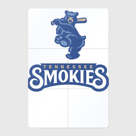 Магнитный плакат 2Х3 с принтом Tennessee smokies - baseball team в Тюмени, Полимерный материал с магнитным слоем | 6 деталей размером 9*9 см | baseball | bat | bear | team | tennessee | usa | бейсбол | бита | медведь