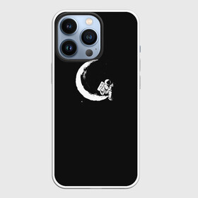 Чехол для iPhone 13 Pro с принтом Кофе на Луне в Тюмени,  |  | nasa | астронавт | вселенная | галактика | звезды | космонавт | космос | кофе | луна | наса | отдых | перерыв | релакс | роскосмос | серп луны | удовольствие | фантазия