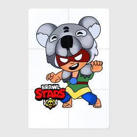 Магнитный плакат 2Х3 с принтом Koala Nita из Brawl Stars в Тюмени, Полимерный материал с магнитным слоем | 6 деталей размером 9*9 см | brawl stars | games | koala | nita | бравл старс | игры | коала | нита | персонажи