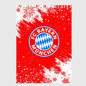 Скетчбук с принтом НОВОГОДНИЙ BAYERN MUNCHEN СВИТЕР НОВОГОДНИЙ в Тюмени, 100% бумага
 | 48 листов, плотность листов — 100 г/м2, плотность картонной обложки — 250 г/м2. Листы скреплены сверху удобной пружинной спиралью | 2022 | bayern | bayern munchen | fc bayern | football | football club | new year | sport | бавария | новогодний | новогодний bayern munchen | новый год | новый год 2022 | спорт | футбол | футбольный клуб