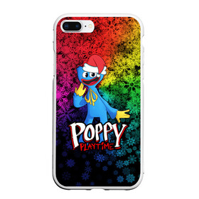 Чехол для iPhone 7Plus/8 Plus матовый с принтом POPPY PLAYTIME НОВОГОДНИЙ ПОППИ ПЛЕЙТАЙМ в Тюмени, Силикон | Область печати: задняя сторона чехла, без боковых панелей | poppy playtime | игра | монстр | плэйтайм | попи плей тайм | попи плэй тайм | попиплейтам | попиплэйтайм | поппи плейтайм | поппиплэйтайм | хагги вагги | хаги ваги | хоррор