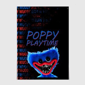 Постер с принтом Хагги ВАГГИ | Poppy Playtime в Тюмени, 100% бумага
 | бумага, плотность 150 мг. Матовая, но за счет высокого коэффициента гладкости имеет небольшой блеск и дает на свету блики, но в отличии от глянцевой бумаги не покрыта лаком | huggy waggy | poppy playtime | в топе | игра | как у всех | кукла | монстр | плэйтайм | подарок | попи плей тайм | попиплейтам | поппи плейтайм | поппиплэйтайм | рекомендации | удивить | хагги вагги | хаги ваги