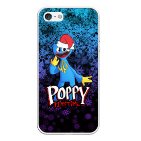 Чехол для iPhone 5/5S матовый с принтом POPPY PLAYTIME ПОППИ ПЛЕЙТАЙМ НОВЫЙ ГОД в Тюмени, Силикон | Область печати: задняя сторона чехла, без боковых панелей | poppy playtime | игра | монстр | новый год | плэйтайм | попи плей тайм | попи плэй тайм | попиплейтам | попиплэйтайм | поппи плейтайм | поппиплэйтайм | снежинки | хагги вагги | хаги ваги | хоррор