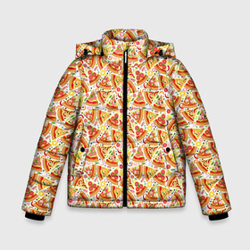 Зимняя куртка для мальчиков 3D с принтом Пицца (Pizza) в Тюмени, ткань верха — 100% полиэстер; подклад — 100% полиэстер, утеплитель — 100% полиэстер | длина ниже бедра, удлиненная спинка, воротник стойка и отстегивающийся капюшон. Есть боковые карманы с листочкой на кнопках, утяжки по низу изделия и внутренний карман на молнии. 

Предусмотрены светоотражающий принт на спинке, радужный светоотражающий элемент на пуллере молнии и на резинке для утяжки | fast food | pizza | pizzeria | блюдо | быстрое питание | еда | жратва | завтрак | застол | ингредиенты для пиццы | итальянская еда | корм | кухня | кушанье | лепёшка | обед | перекус | пирог | пицца | пиццерия | пища