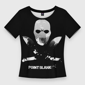 Женская футболка 3D Slim с принтом Point Blank Free Rebels в Тюмени,  |  | Тематика изображения на принте: ctforce | free rebels | point blank | project blackout | динозавр | игры | миротворец | повстанец