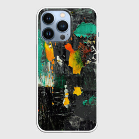 Чехол для iPhone 13 Pro с принтом Пятна краски. в Тюмени,  |  | Тематика изображения на принте: абстракция | живопись | краски | масло | пятна | рисунок