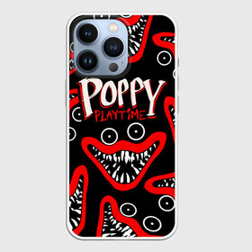 Чехол для iPhone 13 Pro с принтом Poppy Playtime Huggy Wuggy Smile в Тюмени,  |  | huggy wuggy | lets hug | poppy playtime | smile | игрушка | игры | кукла | монстр | поппи плейтайм | синий | смайл | улыбка | хагги вагги | хуги вуги