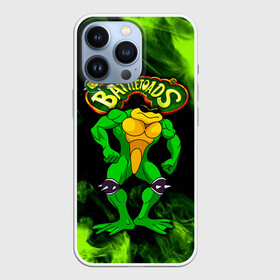 Чехол для iPhone 13 Pro с принтом Battletoads Rash в Тюмени,  |  | Тематика изображения на принте: battle toads | battletoads | frog | rash | toad | батл тодс | батлтоадс | батлтодс | боевые жабы | жаба | лягушка | реш | рэш