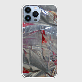Чехол для iPhone 13 Pro Max с принтом Кровавая пленка в Тюмени,  |  | dexter | halloween | декстер | косплей | костюм | кровь | пленка | хелоуин