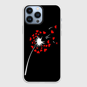 Чехол для iPhone 13 Pro Max с принтом Сердечный одуванчик в Тюмени,  |  | feelings | fly away | hearts | hearty dandelion | holiday | love | valentines day | день святого валентина | любовь | праздник | разлетаются | сердечный одуванчик | сердца | чувства