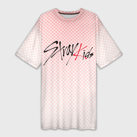 Платье-футболка 3D с принтом Stray kids лого, K pop (ромбики) в Тюмени,  |  | cute | korean | kpop | skz | stray kids | ким сынмин | кпоп | ли минхо | ли феликс | пан чхан | со чханбин | хан джисон | хван хёнджин | ян чонин