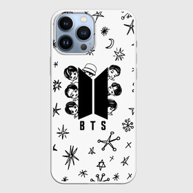 Чехол для iPhone 13 Pro Max с принтом ЛОГОТИП БТС | LOGO BTS в Тюмени,  |  | bangtan | beyond | boys | boysband | bts | hiphop | korea | kpop | music | popart | scene | бтс | ви | джонгук | как у всех | корея | музыка | сюга | хипхоп | хочу | чимин | чин