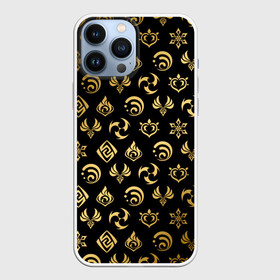 Чехол для iPhone 13 Pro Max с принтом GOLDEN GENSHIN IMPACT PATTERN   ЗОЛОТО ГЕНШИН ИМПАКТ в Тюмени,  |  | genshin impact | heroes genshi | альбедо | барбара | беннет | бэй доу | венти | гань юй | джинн | дилюк | диона | кли | кэ цин | кэйа | лиза | мона | нин гуан | ноэль | путешественник | рэйзор | сахароза | син цю | синь янь