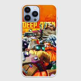 Чехол для iPhone 13 Pro Max с принтом Deep Rock Galactic герои в Тюмени,  |  | Тематика изображения на принте: deep rock galactic | miner | the driller | the engineer | the gunner | the scout | бурильщик | дворф | игры | инженер | разведчик | стрелок | шахтёр