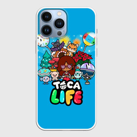 Чехол для iPhone 13 Pro Max с принтом Toca Boca | Тока Бока зима в Тюмени,  |  | toca boca | детская игра | игра | лого | логотип | персонажи | прикоснуться ко рту | тока бока