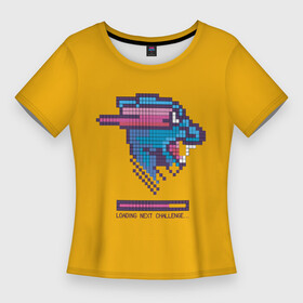 Женская футболка 3D Slim с принтом Mr Beast Pixel Art в Тюмени,  |  | blogger | gamer | games | gaming | mr beast | pixel art | retro | youtube | блогеры | игры | мистер бист | пиксель арт | ретро | ютуб | ютуберы