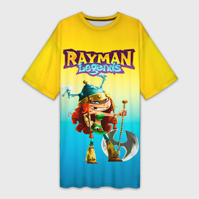 Платье-футболка 3D с принтом Rayman Legends Barbara в Тюмени,  |  | barbara | rayman legends | барбара | легенды раймана | легенды раймонда | легенды реймана | райман легендс | рейман легендс