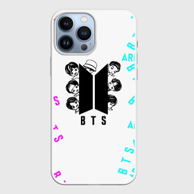 Чехол для iPhone 13 Pro Max с принтом B.T.S | Логотип в цвете в Тюмени,  |  | army | bangtanboys | bts | btsarmy | jhope | jimin | jiminv | jin | jungkook | kimtaehyung | kpop | permission to dance | rdbts | rm | suga | taehyung | бтс | ви | джейхоуп | джин | кпоп | намджун | сокджин | тэхен | хосок | чимин | чонгук | шуга | юнги