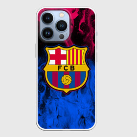 Чехол для iPhone 13 Pro с принтом BARCELONA NEON FIRE SPORT LOGO в Тюмени,  |  | Тематика изображения на принте: barca | barcelona | fc barca | fire | flame | neon | барка | барселона | неон | огонь | пламя