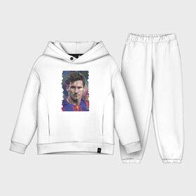 Детский костюм хлопок Oversize с принтом Lionel Messi   striker, Barcelona в Тюмени,  |  | argentina | barcelona | celebrity | football | forward | lionel messi | spain | star | striker | аргентина | звезда | знаменитость | испания | лионель месси | нападающий | форвард | футбол