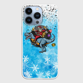 Чехол для iPhone 13 Pro с принтом САНТА НА ДИНОЗАВРЕ | 2022 в Тюмени,  |  | 2022 | beer | christmas | dino | dinosauria | frost | new year | santa claus | дед мороз | дедушка мороз | дино | динозавр | мороз | наступающий год | новогодний | новый год | рождественский | рождество | рождество христов