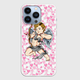 Чехол для iPhone 13 Pro с принтом Амур   Cupid в Тюмени,  |  | Тематика изображения на принте: hearts | love | valentines | valentines day | амур | ангел | валентинка | влюбленный | день святого валентина | купидон | любовь | мальчик | сердечко | сердце | стрела