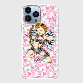 Чехол для iPhone 13 Pro Max с принтом Амур   Cupid в Тюмени,  |  | hearts | love | valentines | valentines day | амур | ангел | валентинка | влюбленный | день святого валентина | купидон | любовь | мальчик | сердечко | сердце | стрела