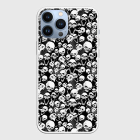 Чехол для iPhone 13 Pro Max с принтом Screaming skulls  web в Тюмени,  |  | Тематика изображения на принте: bats | bones | screaming | screaming skulls | skull | web | кости | кричат | кричащие черепа | летучая мышь | паутина | черепа