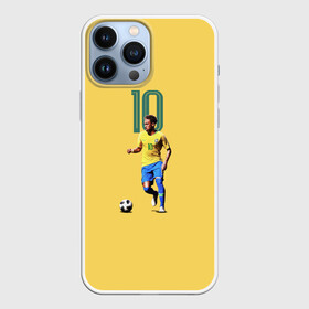 Чехол для iPhone 13 Pro Max с принтом Неймар Сборная Бразилии в Тюмени,  |  | Тематика изображения на принте: psg | бразилия | неймар | псж | сборная бразилии | футбол
