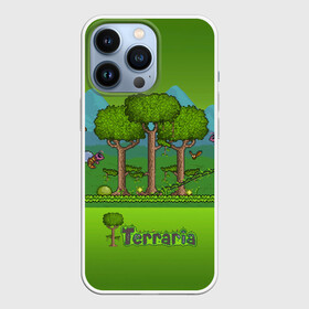 Чехол для iPhone 13 Pro с принтом Лесок в Террарии в Тюмени,  |  | Тематика изображения на принте: game | games | teraria | terraria | игра | игры | терартия | террария