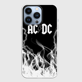 Чехол для iPhone 13 Pro с принтом AC DC Fire. в Тюмени,  |  | Тематика изображения на принте: ac dc | acdc | ас дс | асдс | музыка | рок