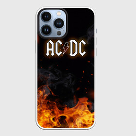 Чехол для iPhone 13 Pro Max с принтом [AC DC]   Fire в Тюмени,  |  | ac dc | acdc | back in black | ас дс | асдс | музыка | рок