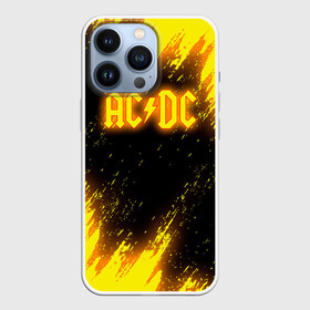 Чехол для iPhone 13 Pro с принтом [AC DC]   Neon в Тюмени,  |  | Тематика изображения на принте: ac dc | acdc | back in black | ас дс | асдс | музыка | рок