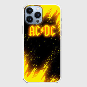 Чехол для iPhone 13 Pro Max с принтом [AC DC]   Neon в Тюмени,  |  | ac dc | acdc | back in black | ас дс | асдс | музыка | рок