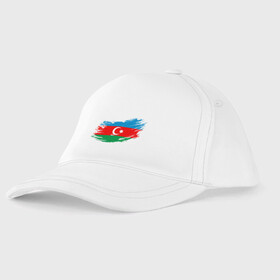 Детская бейсболка с принтом Флаг   Азербайджан в Тюмени, 100% хлопок | классический козырек, металлическая застежка-регулятор размера | europe | odlar yurdu | ussr | азер | азербайджан | азербайджанец | азия | баку | горы | европа | закавказье | кавказ | карта | каспийское море | республика | ссср | страна огней | турист | флаг