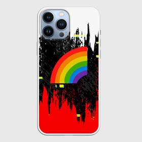 Чехол для iPhone 13 Pro Max с принтом 6IX9INE разноцветная радуга в Тюмени,  |  | 6ix9ine | 6ix9ine акула | daniel hernandez | gooba | rap | shark | six nine | tekashi | акула | даниэль эрнандес | музыка | реп | сикс найн | текаши