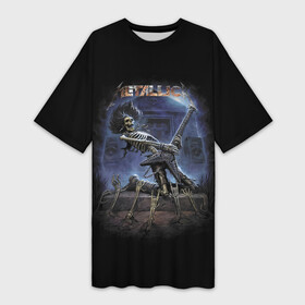 Платье-футболка 3D с принтом Metallica  thrash metal Hard rock в Тюмени,  |  | bones | concert | fingers | group | guitar | hype | metallica | music | skeleton | skull | thrash metal | tomb | выступление | гитара | группа | жест | концерт | кости | металлика | музыка | пальцы | плита | скелет | трэш метал | хайп | череп