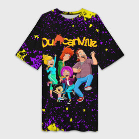 Платье-футболка 3D с принтом Дунканвилль Duncanville в Тюмени,  |  | duncan | duncan harris | duncanville | kimberly harris | дункан | дункан харрис | дунканвилль | кимберли харрис