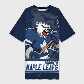 Платье-футболка 3D с принтом Торонто Мейпл Лифс, Toronto Maple Leafs Маскот в Тюмени,  |  | hockey | maple leafs | nhl | toronto | toronto maple leafs | usa | мейпл лифс | нхл | спорт | сша | торонто | торонто мейпл лифс | хоккей | шайба