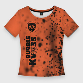 Женская футболка 3D Slim с принтом БАБЛ КВАС  Вертикально в Тюмени,  |  | brawl | bubble | game | games | kvas | logo | meme | memes | stars | бабл | бравл | игра | игры | квас | лого | логотип | мем | мемы | огонь | пламя | символ | старс