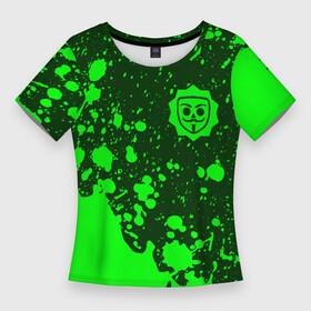 Женская футболка 3D Slim с принтом БАБЛ КВАС + Краски в Тюмени,  |  | brawl | bubble | game | games | kvas | logo | meme | memes | paint | stars | бабл | бравл | брызги | игра | игры | квас | краска | лого | логотип | мем | мемы | символ | старс