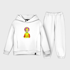 Детский костюм хлопок Oversize с принтом Гомер   бог пончиков в Тюмени,  |  | homer | simpsons | гомер | гомер симпсон | йог | пончик | симпсон | симпсоны