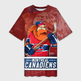 Платье-футболка 3D с принтом Монреаль Канадиенс, Montreal Canadiens Маскот в Тюмени,  |  | canadiens | hockey | montreal | montreal canadiens | nhl | usa | канадиенс | монреаль | монреаль канадиенс | нхл | спорт | сша | хоккей | шайба