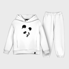 Детский костюм хлопок Oversize с принтом Прикольная милая панда в Тюмени,  |  | bear | ears | eyes | muzzle | panda | глаза | медведь | мордочка | панда | уши