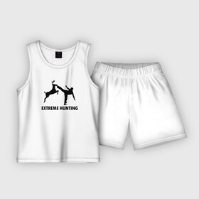 Детская пижама с шортами хлопок с принтом Экстремальная охота в Тюмени,  |  | karate | muay thai | боевые искусства | боксер | карате | каратист | каратэ | каратэ до | кикбоксинг | муай тай | муайтай | пустая рука | спорт | спортсмен | тайский бокс | тайский боксер