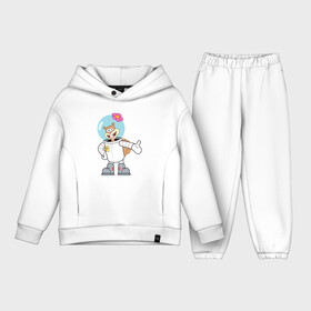 Детский костюм хлопок Oversize с принтом Белка Сенди в Тюмени,  |  | Тематика изображения на принте: белка | иллюстрация | мультик | рисунок | сенди | спанч боб