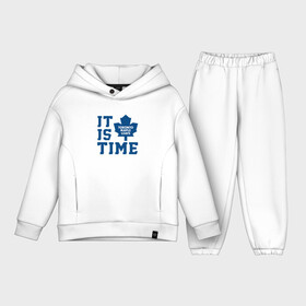 Детский костюм хлопок Oversize с принтом It is Toronto Maple Leafs Time, Торонто Мейпл Лифс в Тюмени,  |  | hockey | maple leafs | nhl | toronto | toronto maple leafs | usa | мейпл лифс | нхл | спорт | сша | торонто | торонто мейпл лифс | хоккей | шайба