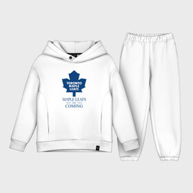 Детский костюм хлопок Oversize с принтом Toronto Maple Leafs are coming Торонто Мейпл Лифс в Тюмени,  |  | hockey | maple leafs | nhl | toronto | toronto maple leafs | usa | мейпл лифс | нхл | спорт | сша | торонто | торонто мейпл лифс | хоккей | шайба