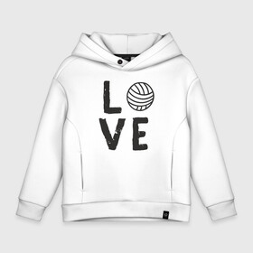 Детское худи Oversize хлопок с принтом Volleyball   Love в Тюмени, френч-терри — 70% хлопок, 30% полиэстер. Мягкий теплый начес внутри —100% хлопок | боковые карманы, эластичные манжеты и нижняя кромка, капюшон на магнитной кнопке | ball | beach | game | love | sport | volley | volleyball | волейбол | волейболист | волейболистка | гол | игра | игрок | любовь | мяч | площадка | пляж | пляжный | победа | сетка | спорт | тренер | чемпион